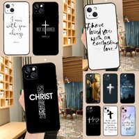 Christ Jesus Bible Verse Cross Phone Case For Samsung Galaxy S26 S25 S24 S20 S21 S22 S23 Ultra S10 Plus S25 FE Cover Shell