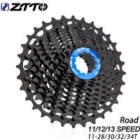 ZTTO Ultimate 11/12/13 Speed Road Bike Cassette ULT 11s 12s 13s 11-28/30/32/34/36T Gravel Cassette 11V 12V Black Freewheel HG K7