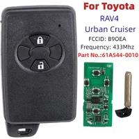 For Toyota RAV4 Urban Cruiser B90EA 4D DST80 P1 98 433MHz 2 Button Keyless Go Car Remote Control Key 61A544-0010 89904-12170