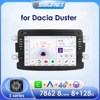 Android Autoradio für Dacia Duster Logan Sandero Renault Captur Symbol Dokker Carplay Auto Stereo Multimedia Audio Player WiFi