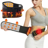 1Pcs Adjustable Neoprene Double Pull Lumbar Support Lower Back Belt Brace Pain Relief Band Waist Belt