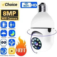 360 ° WiFi surveillance camera, light bulb, night vision, wireless IP, pan tilt, outdoor camera, indoor WiFi security monitoring