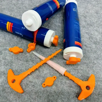 Sealant Nozzle Cleaner Glass Glue Sealing Cover and Sealing Gun Nozzle Unclogger Are Suitable for Standard Caliber 3D Printed