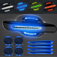 Universal Door Handle Sticker 3D Carbon Fiber Car Door Handle Paint Scratch Protector Sticker Auto Door Handle Scratch Cover