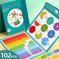 Magnetic Fraction Demonstration Book, Magnetic Fraction Tiles, Fractions Manipulatives, Score Disk Demonstrator