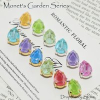 Teardrop Shape Mocha Rhinestones Premium K9 Crystal Fashion DIY Decoration for Clothing Footwear Bags Nail Art & Handcrafts