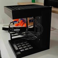 Desktop Sea-View Room Mini Case Computer, Supports 17X17/17X19 Motherboard