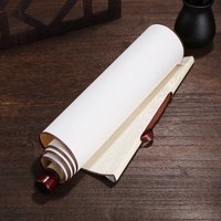 Scroll Paper Chinese Blank Wall Hanging Scrolls Painting Xuan Mounting Writing Rice Roll Prop Sumi Hanger Frame