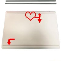 2Pcs Replacement Bottom Case Rubber Feet Foot Pad Strips for laptop go 1943 2013 2039 Case Cover