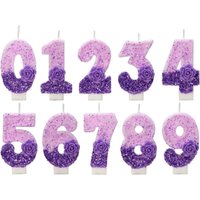 Flower Candle And Holders Birthday Memories Decoration Candles Girl Boy Number Wedding Decorations Items Rituals Lamps Candles