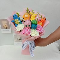 Anime Pokemon Pikachu Blumenstrauß Puppen Spielzeug Sweet Dream Serie Mimikyu Fuecoco Pamo Mew Valentinstag Weihnachten Geburtstagsgeschenk