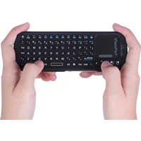 iPazzPort Mini Bluetooth& 2.4GHz Wireless Keyboard with Touchpad MouseCombo for Android TV Box/PC/Tablet/PS4/Raspberry Pi 3/HTPC
