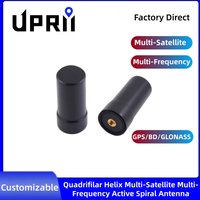 Quadrifilar Helix Multi-Satellite Multi-Frequency Active Spiral Antenna GPS BDS GLONASS for Portable Device UAV RTK