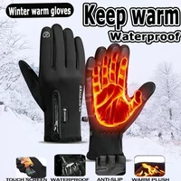 AliExpress Winter Multi-functional Fleece Zipper Cycling Gloves, Touch Screen, Anti-slip, Warm, Suitable Winter Outdoor Sports, Cycling