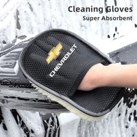 1Pcs Car Wash Glove Wool Soft Polish Cleaning Brush Tools For Chevrolet Spark Captiva Cruze Malibu Equinox Trax Camaro Blazer