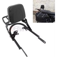 Motorcycle Backrest Sissy Bar Luggage Rack Rear Seat Handle Grab Rail For Triumph Bonneville T100 120 Street Scrambler 2017-2022