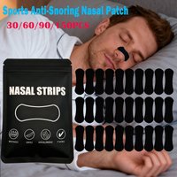 Sports Anti Snoring Nose Strips for Breathing Physical Expansion BreathableEnhanced Nasal Patch Better Sleep Nasal Strips