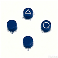 AB XY D-Pad Cross Bullet Plastic Crystal Trigger Buttons for PS5 Controller 30th Anniversary BDM010/020/030/040/050 Replacement