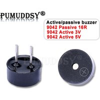 10PCS 9042 Integrated Passive Buzzer 16R AC 3V 3.3V 9x4.2mm 9042 Active/Passive 3V 5V Mini Piezo Buzzers Speaker DIY Electronic