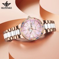 OUPINKE Women's Watches Imported Automatic Mechanical Watch Movement Luxury Top Brand Wrist watch for Ladies 2024 Trend