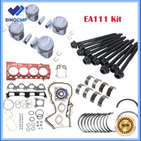Kit de reconstruction de révision de moteur EA111, anneaux de Pistons, boulon de tête et coques de roulement pour VW AUDI Golf Jetta 1.4 TSI CAVD CTHD BLG BMY