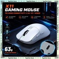 X11 Wireless Gaming Mouse 7 Keys Adjustable 12000 DPI 2.4G Bluetooth Wired Three Mode Portable Office Gaming Mouse