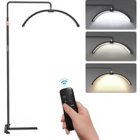 Andoer HD-M5X 36W Floor LED Video Light Half-moon Shaped Fill Light 3000K-6000K Dimmable with 180cm/ 70.9in Metal Light Stand