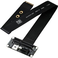 NEW M.2 PCIE NVMe to PCI-E 4.0 X4 Slot Riser Adapter PCI Express 4X to M.2 M-Key Gen4.0 Extension Cable For PC GPU Graphics Card