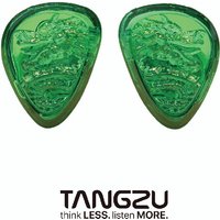 TANGZU WANER SG 2 Jade Dragon Edition 10mm PET Single Dynamic In-Ear Earphones z silikonową torbą do przechowywania i szeroką przelotką Sancai