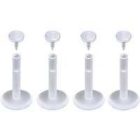 10/20pc Transparent Acrylic 14g & 16g Labret Ring Monroe Lip Retainer Push In Bar Bioflex Stud Ear Body Piercing