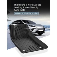 for MG 4 MG4 EV 2022 2023 2024 Car Floor Mats Trunk Pad TPE 3D Foot Pad All Weather Auto Accessories Black