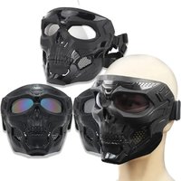 AliExpress NONE .Skull Mask Motorcycle Mask Bicycle Riding Windproof Full Face Skeleton Protective Mask Colored Goggle Tactical Cycling Bike