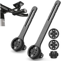 Carbon Fiber Bicycle Computer Holder Universal Cycling Speedometer Mount Holder Road Bike Handlebar Stopwatch Stand for Garmin