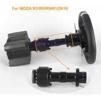 Simulation Racing Game Steering Wheel Aluminum Alloy Anodized Process Quick Release / Extension Pole For MOZA R3/R5/R9/R12/R16