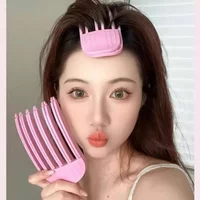 1 Set Wide Tooth Volumizing Comb Durable ABS Plastic Bristles Root Lift Volume Enhancer for Normal & Relaxed Hair