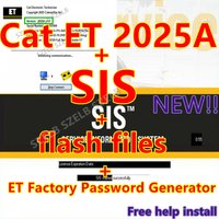 2025 red Cat ET 2025A diagnostic program + 2021 sis for red cat Service Information System + ET factory password + flash files