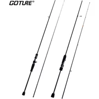 Goture Wavier Ultralight 24T Carbon Fiber Fishing Rod 1.65M 1.98M 2.1M 2.4M UL Power Fast Action Spinning Casting Lure Rods