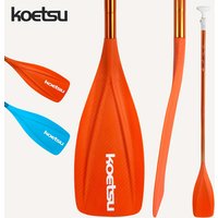 KOETSU premium aluminum alloy propellers, available in blue or orange, with high-strength alloy shafts, suitable for paddleboard