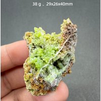 Rare Natural Pyromorphite with Quartz association Mineral Specimen Collector Grade 100% Natural