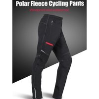 AliExpress NONE YUMAJ Winter Warm Fleece Windproof Waterproof Cycling Pants Men and Women Thermal Riding Sports Trousers MTB Bike Pants K333