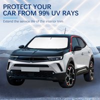 For Opel Mokka E Corsa Astra Meriva Summer Car Accessories Car Windshield Sun Shade Covers for Front Window Sunscreen UV Parasol