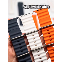 Ocean strap For Apple watch Ultra 49mm band 44mm 45mm 41mm 40mm 46mm 42mm silicone bracelet iWatch series 10 9 8 7 6 5 4 se 3