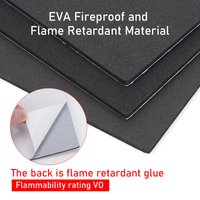 300*200*3mm Adhesive EVA Foam Battery Insulator V0 Flame Retardant Anti-collision for 3.2V 280Ah 320Ah 310Ah LiFePo4 Cell Pack