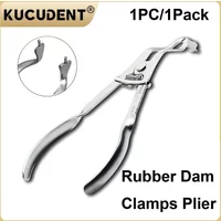 KUCUDENT Dental Plier Rubber Dam Clamp Forceps Stainless Steel Dentistry Sectional Contoured Matrix Forming Clip Matrices Tool