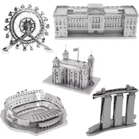 3D Metal Puzzle model kits DIY Laser Cut Puzzles Jigsaw Toy JSPT55