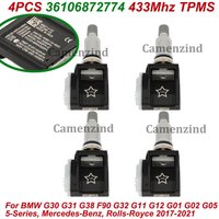 4Pcs OEM 36106872774 36106887147 6887140-01 Tire Pressure Sensor TPMS 433Mhz For BMW G30 G31 G38 F90 G32 G11 G12 G01 G02 G05