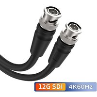 12G-SDI Cable BNC to BNC Male 75-5 Coaxial Monitor Camera Video Cable 3G 1080P 12G 4K 60Hz 1.5 2 3 5 8 10 12 15 20 50 80 100m