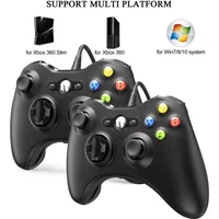 For Xbox 360 /360 slim USB Wired Controller Console Gamepad Joypad For PC Joystick For 360 Console with Dual-Vibration Turbo