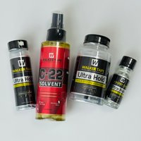 Walker Tape Ultra Hold Hair System Adhesive Glue With C-22 Solvent Remover Kit For Lace Wigs & Toupees