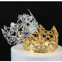 2022 New Crown Cake Topper Decoration Elegant Wedding DIY Cake Birthday Wedding Party Decorating Baking Decoration Supplies